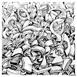 Afbeeldingen van Abstract doodles